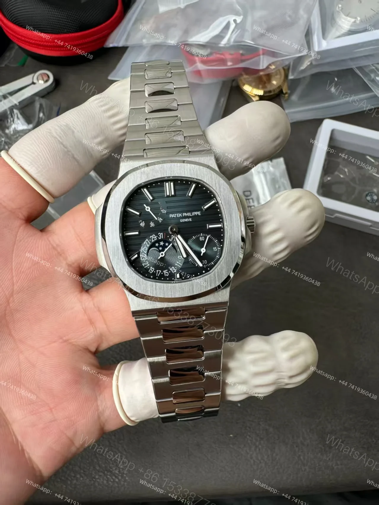 View 2 of Patek Philippe Super Clone Nautilus 5712/1A-001 Moon Phase 40MM