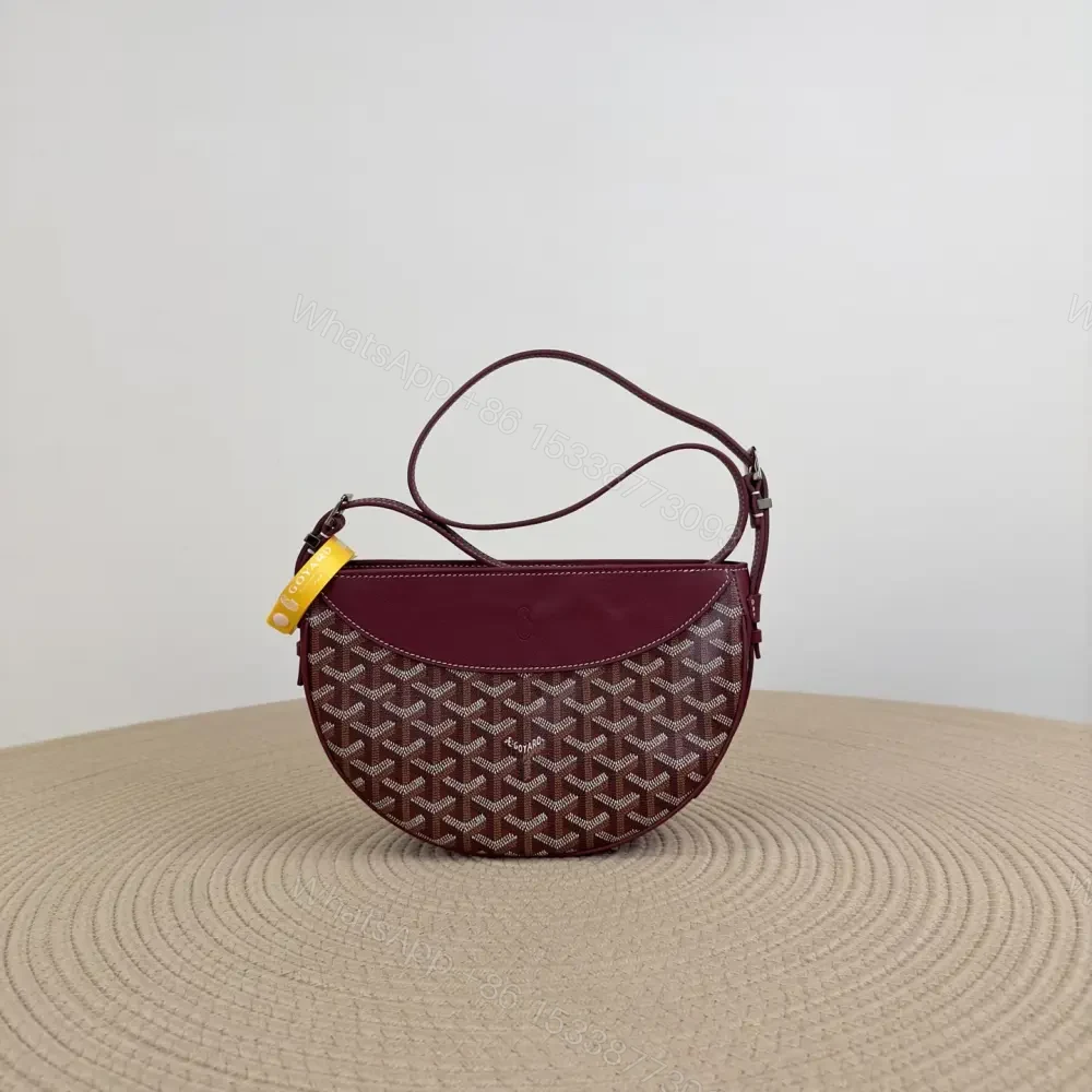 View 2 of 高仿Goyard*33CL33P單肩半月包紅色免檢版