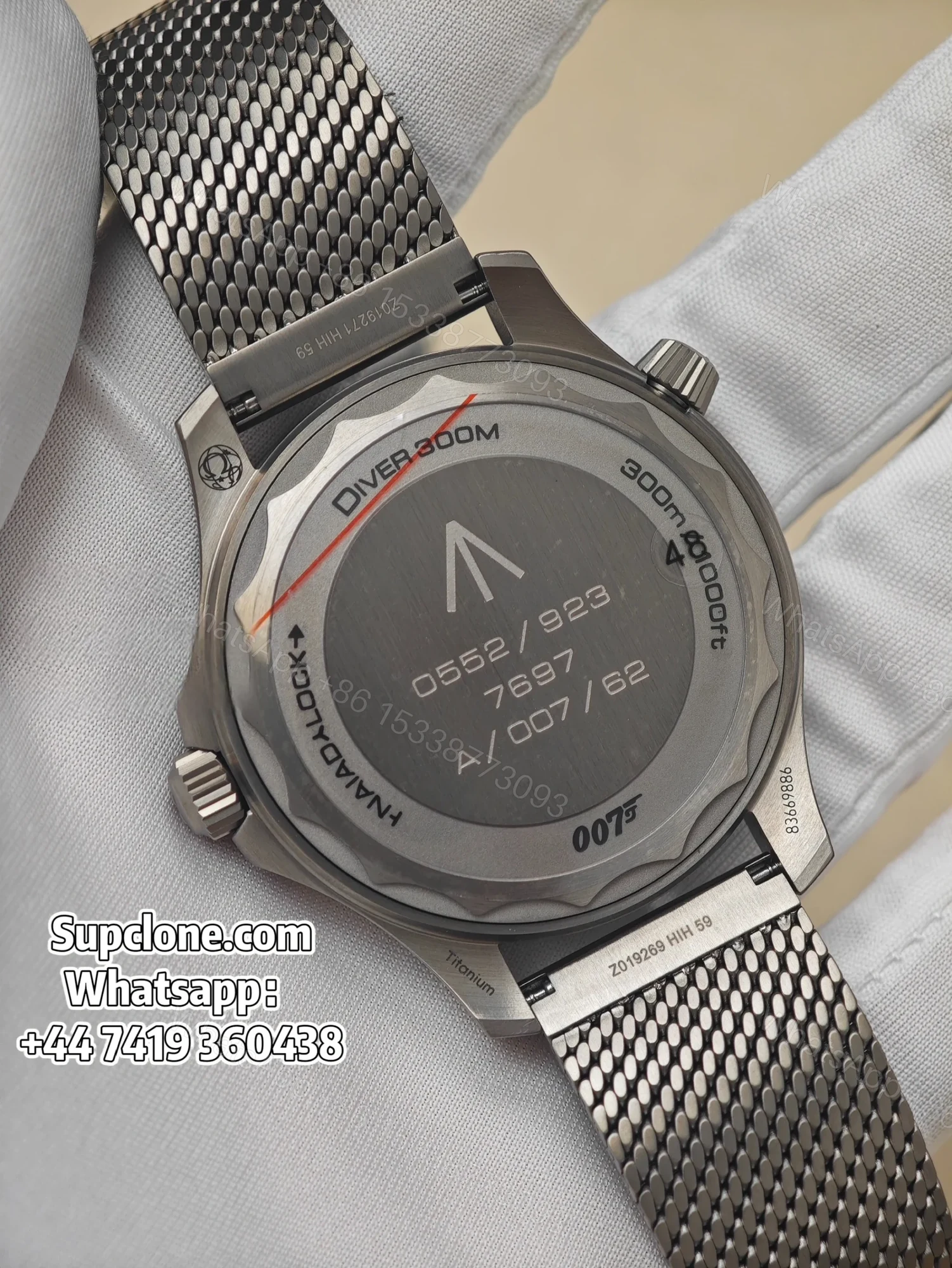 View 11 of Omega Super Clone Seamaster Diver 300M “No Time To Die” 42mm 210.90.42.20.01.001