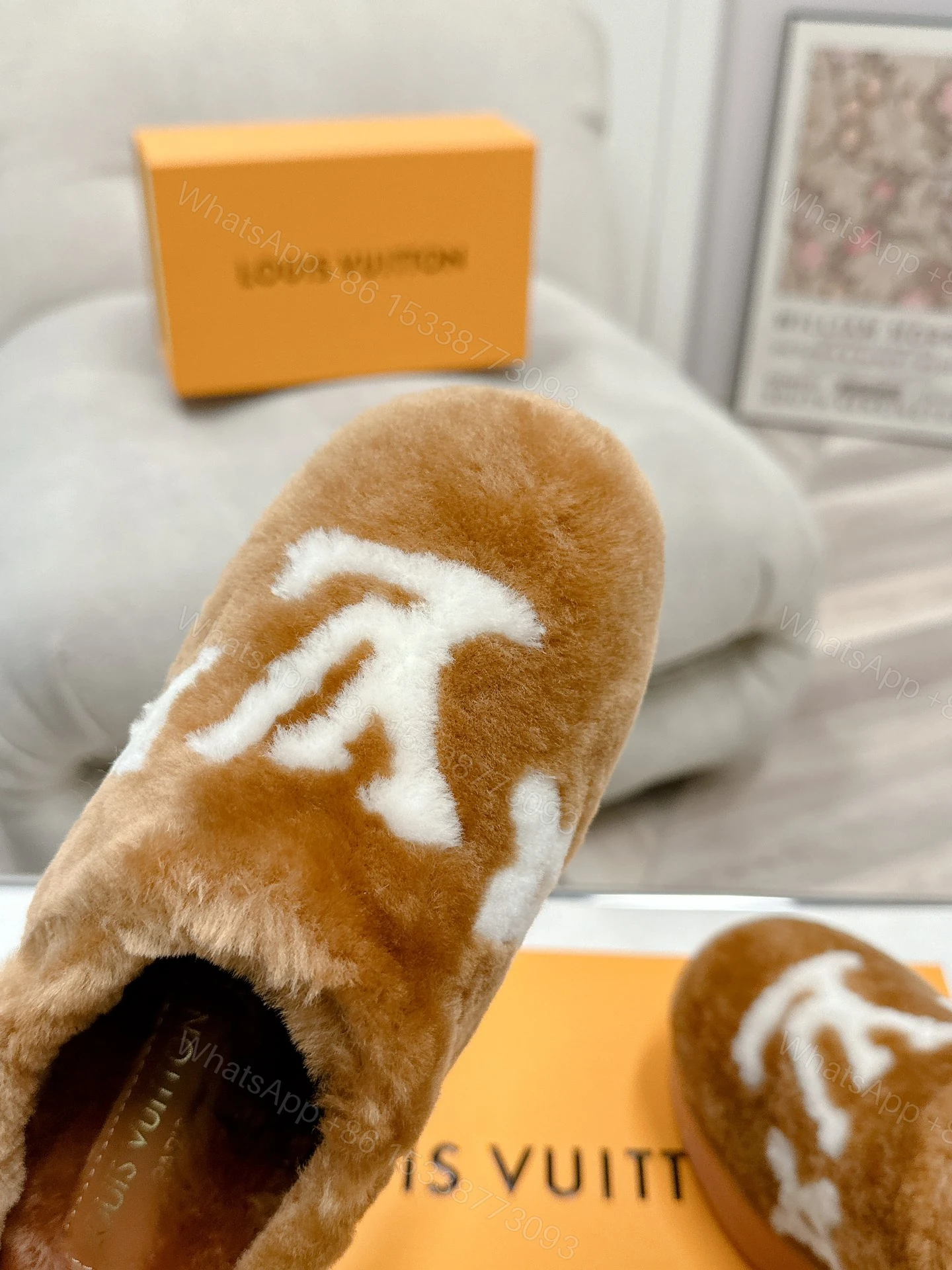 View 5 of LOUIS VUITTON ASPEN COMFORT CLOG CAMEL BROWN 1ADC2B