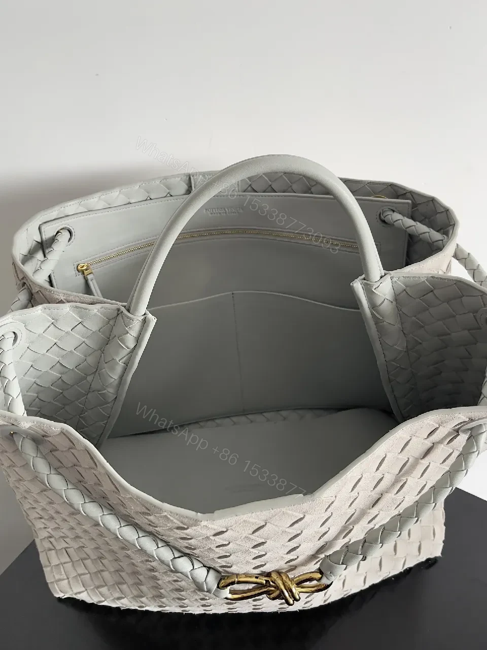 View 5 of Soft-Mra Intrecciato Tote: Everyday Luxury Bag