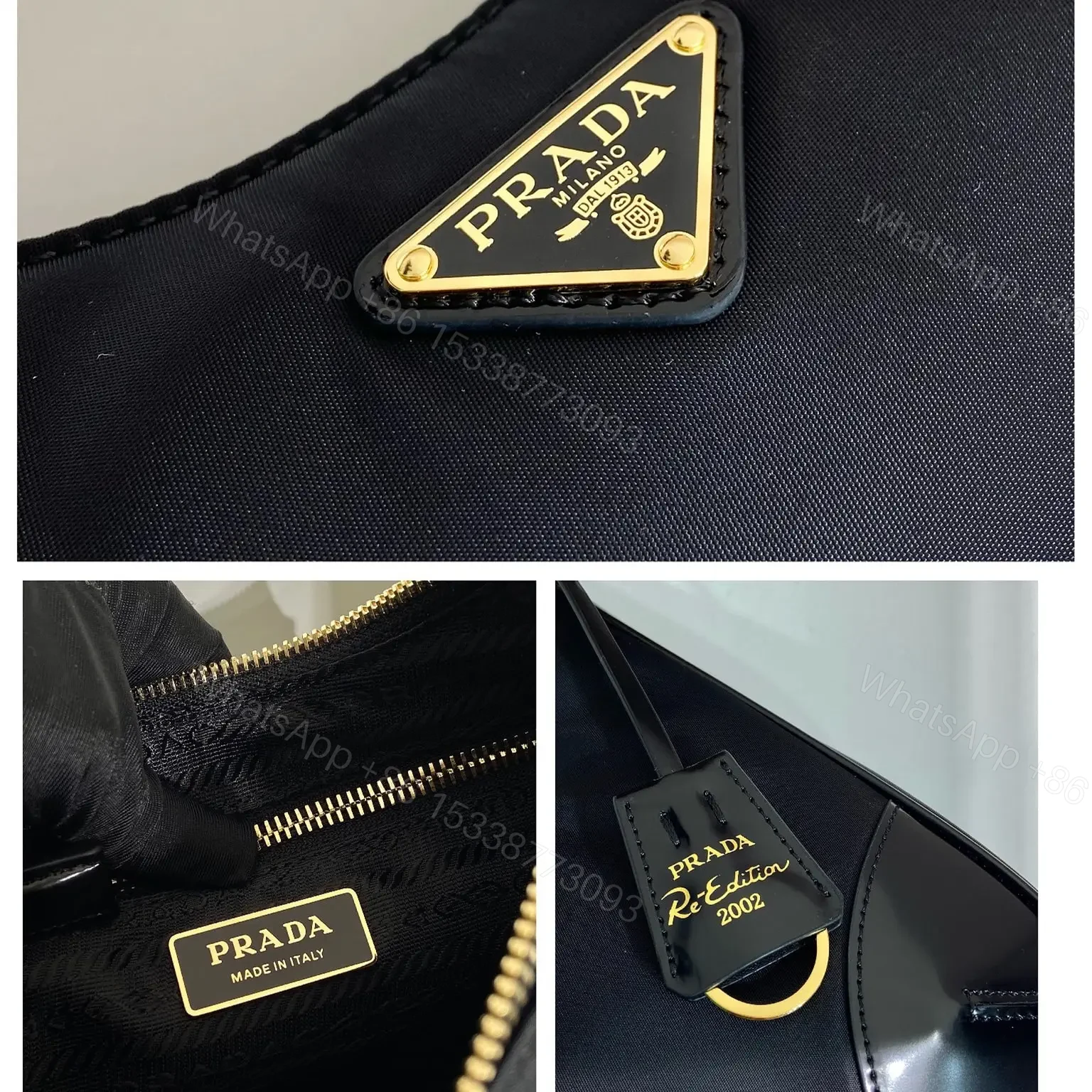 View 10 of 高仿Prada*Re-Edition系列1BC214腋下包免檢版