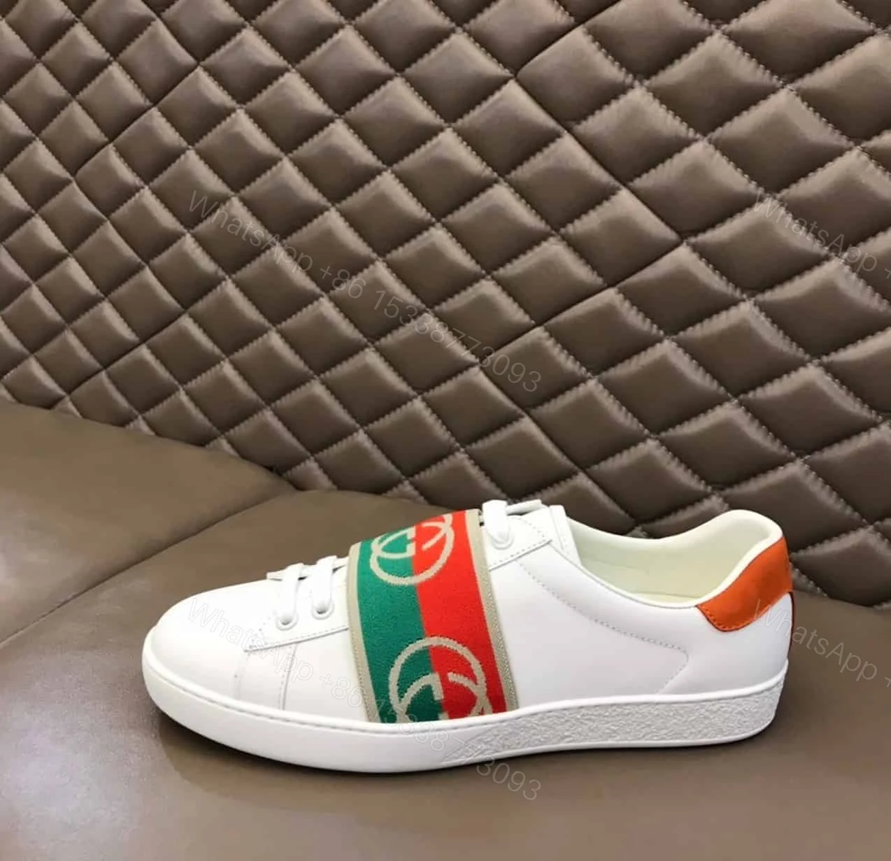 View 7 of GUCCI MEN’S ACE SNEAKERS WITH ELASTIC WEB – GC213