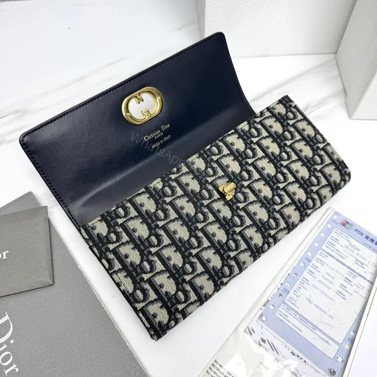 View 7 of Structured Chic Crossbody: Dior-Inspired Leather & Jacquard Bag
