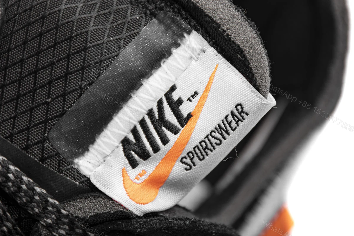 View 7 of OFF White X Air Force 1 Low Black AO4606-001