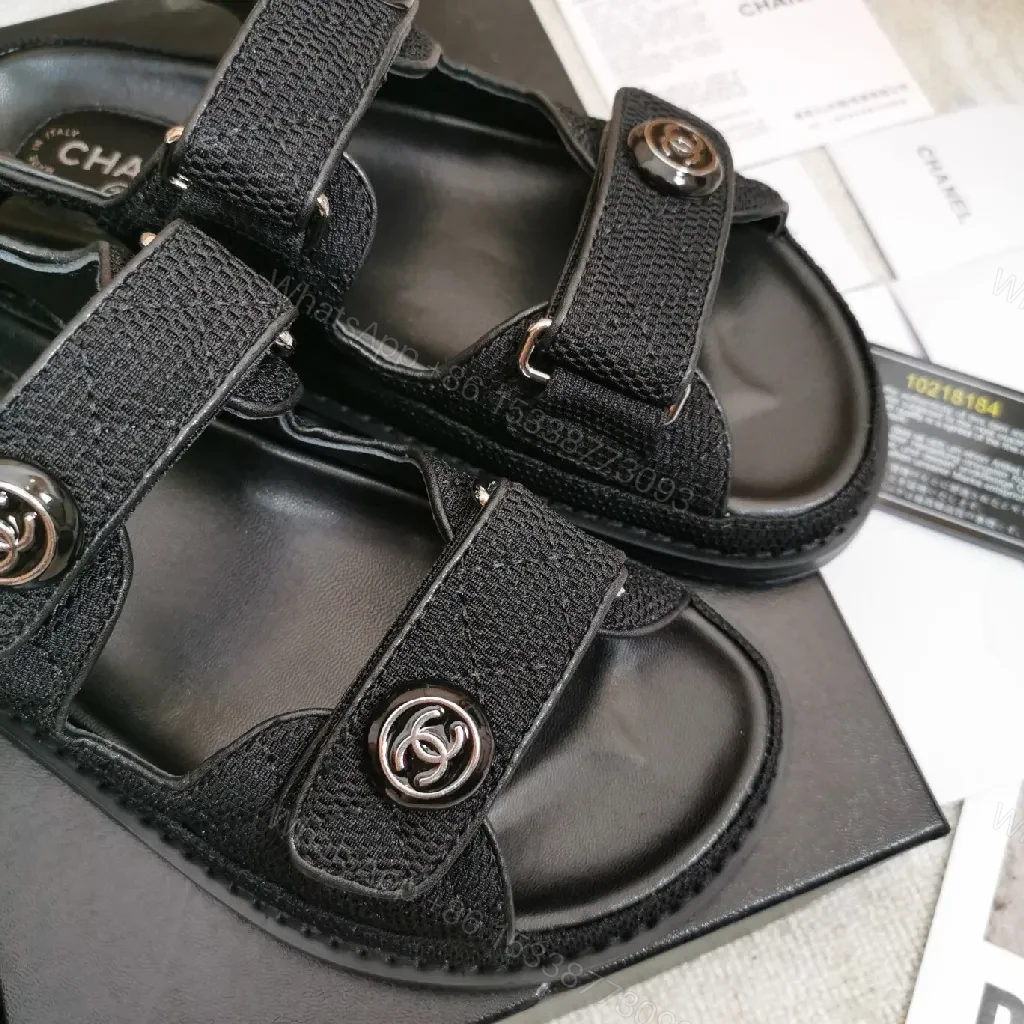 View 8 of Chic Black Sandal Leather Modern Luxury Comfort Footwear