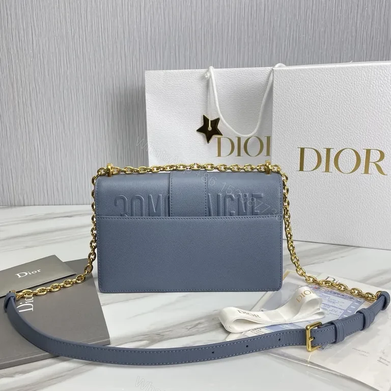 View 7 of Blue Calfskin Dior Bag: Sophisticated Everyday Luxury Prioretta