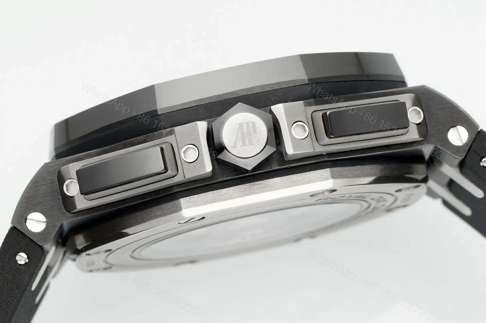 View 6 of JH Factory Royal Oak Offshore 26400 Series Watch – Black Ceramic, Chronograph Style
