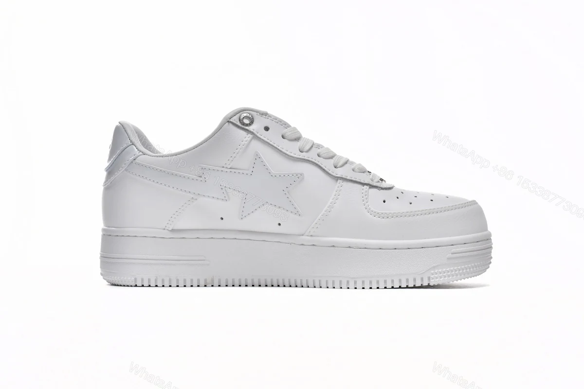 View 2 of Cheap Reps BapeSta Low White