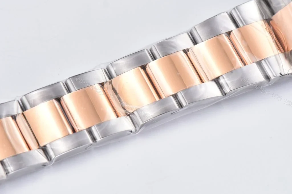 View 5 of Replica Rolex Yacht-Master 40 Brown Dial Rose Gold & Steel