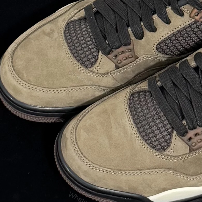 View 4 of Air Jordan 4 Retro Travis Scott Mocha Reps