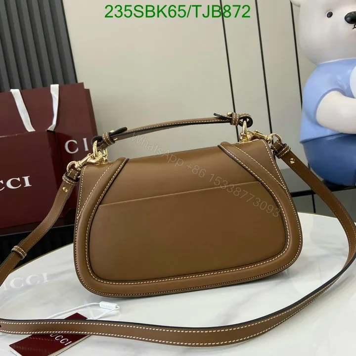 View 14 of Gucci Red Smooth Leather Small Top Handle Bag 88878