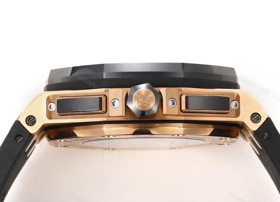 View 6 of JF Factory Audemars Piguet Royal Oak Offshore Rose Gold Black Ceramic Chronograph Watch