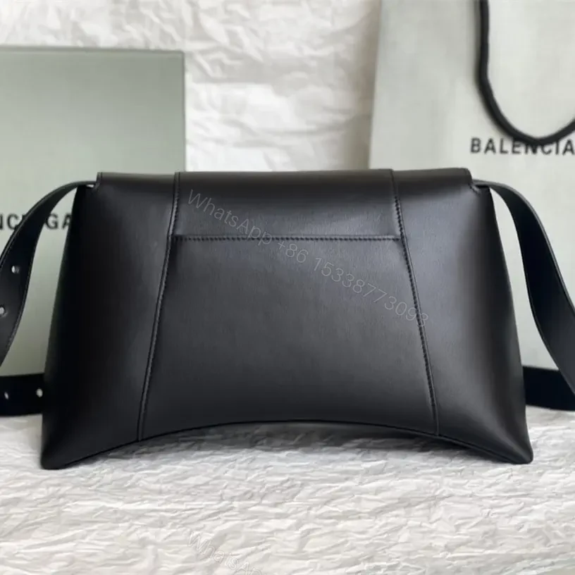 View 2 of 高仿BalenciagaDowntown系列沙漏包黑色M