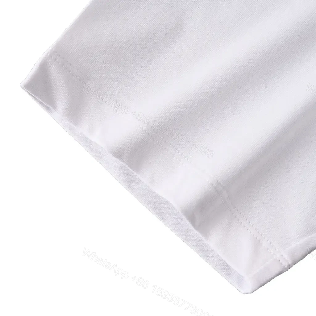 View 8 of Lightweight White Tee with Subtle Moncler Logo, Modern, Ultra-Comfortable