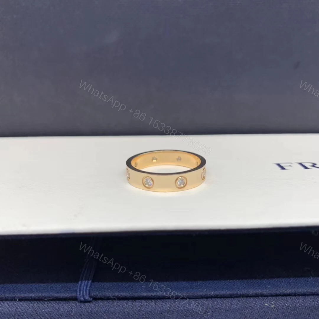View 2 of Cartier Love Ring, 8 diamonds