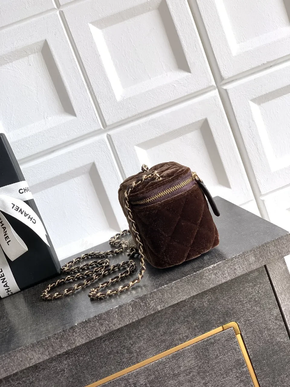 View 8 of Velvet Mini Crossbody: Rich Texture, Modern Utility
