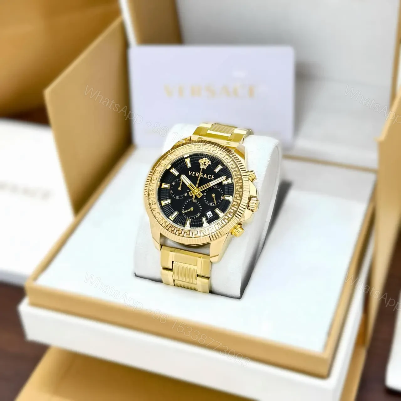 View 2 of Versace Greca Chronograph