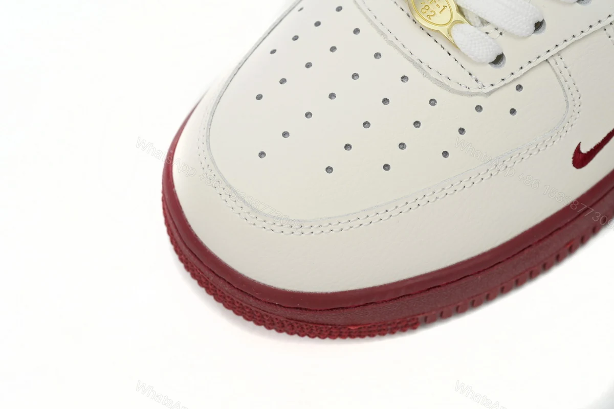 View 10 of Nike Air Force 1’07 Low Beige Red DQ7582-100