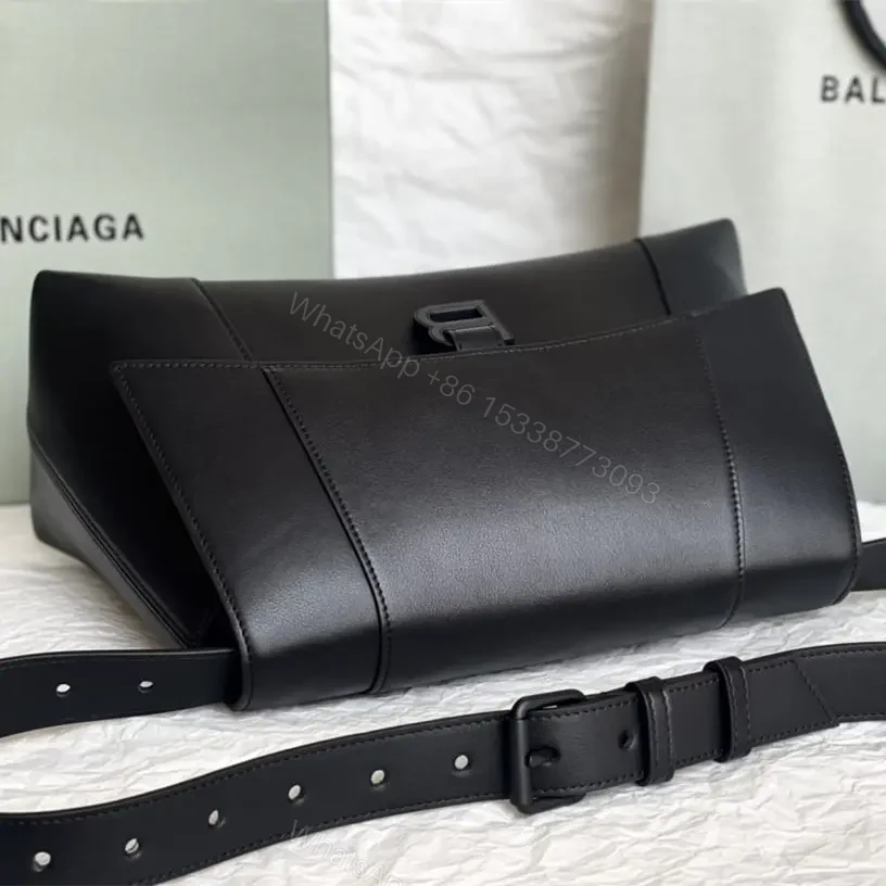 View 7 of 高仿BalenciagaDowntown系列沙漏包黑色M