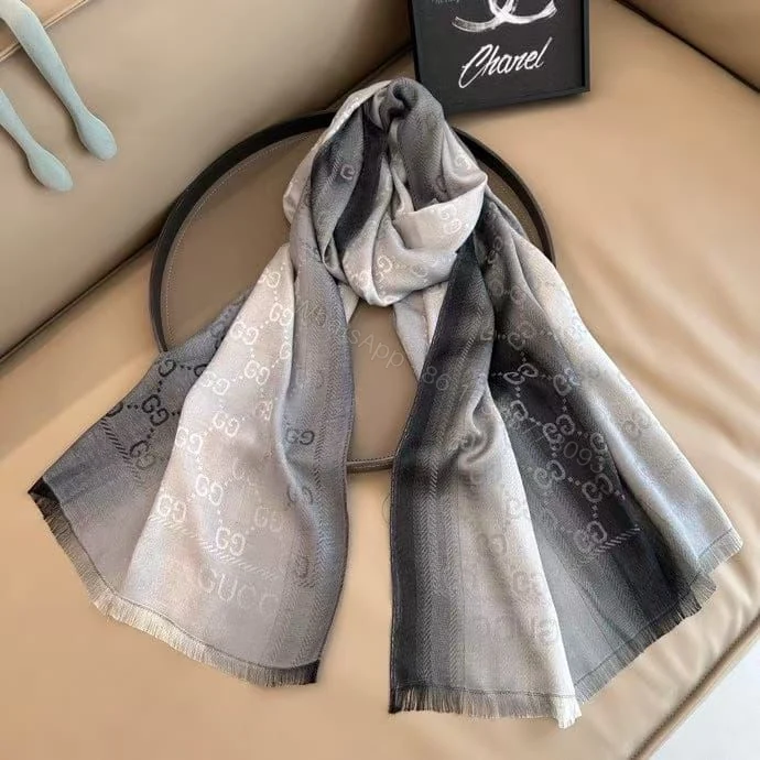 View 7 of First Copy Gucci GG Semi-Woollen Stole