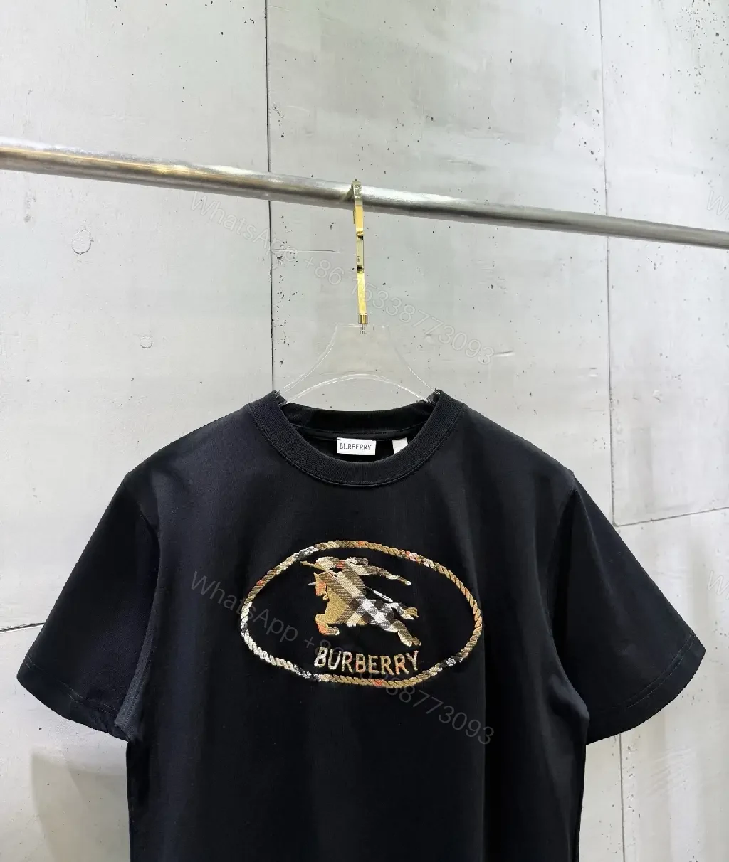 View 2 of Midnight Cotton Logo Tee: Subtle Luxury, Premium Comfort