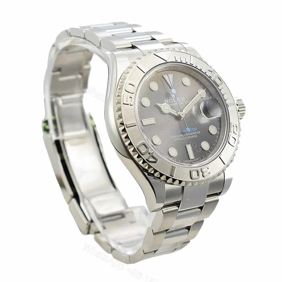 View 2 of Rolex Yacht-Master 116622-0003 Super Clone : Platinum & Rhodium Dial 40mm