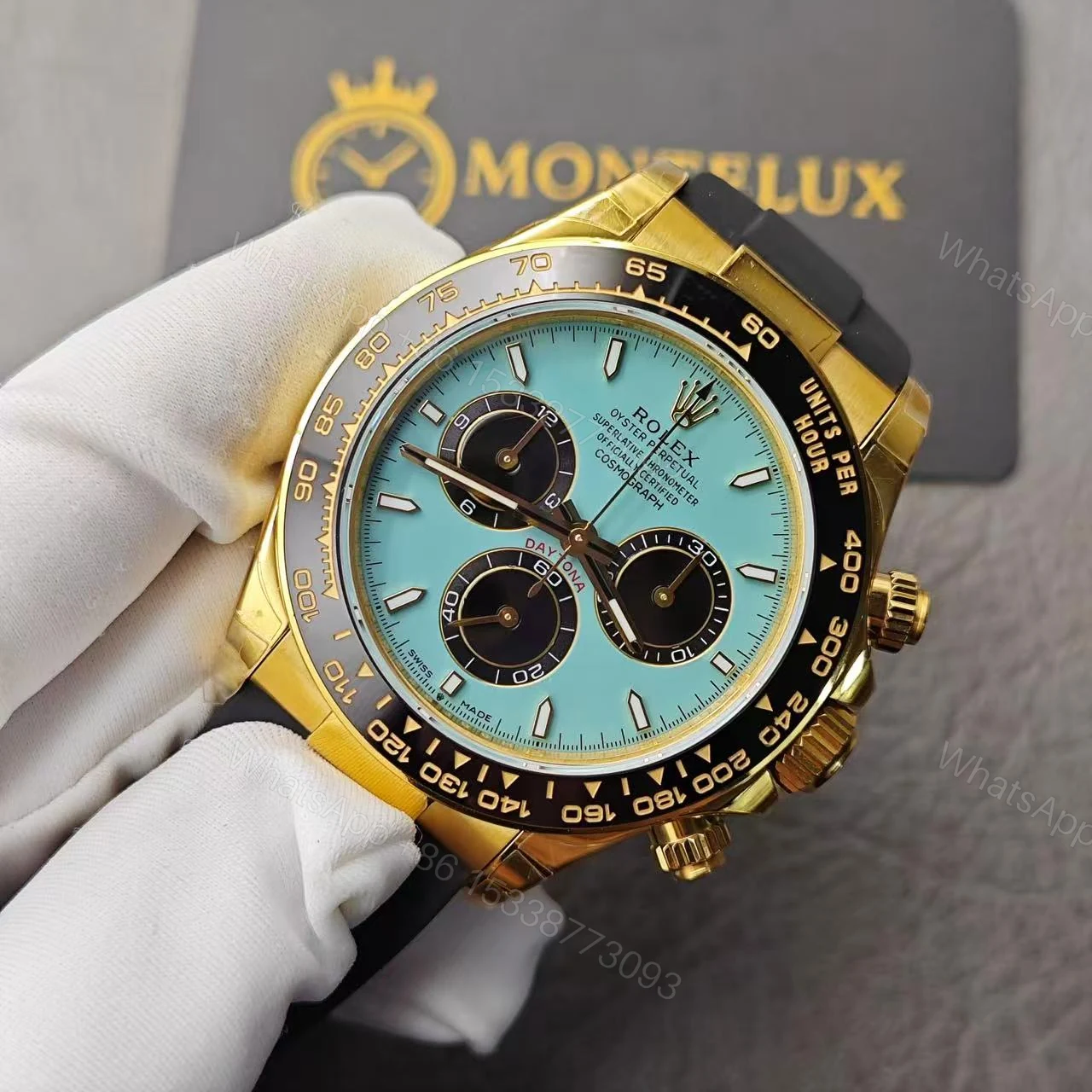 View 15 of Superclone Rolex Daytona 40 mm 126518LN Tiffany Dial
