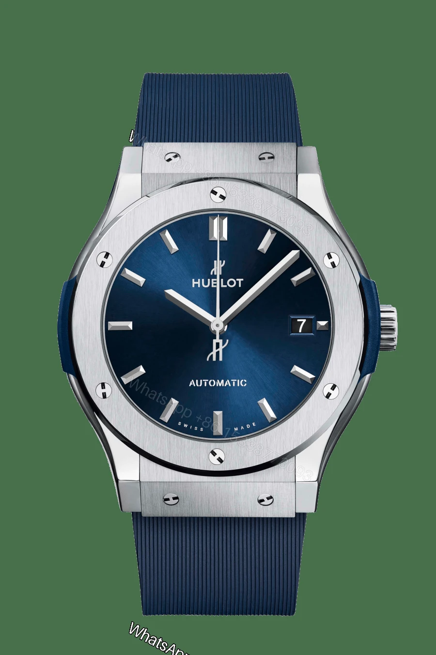 Hublot Classic Fusion 45mm Titanium Blue dial — view 1