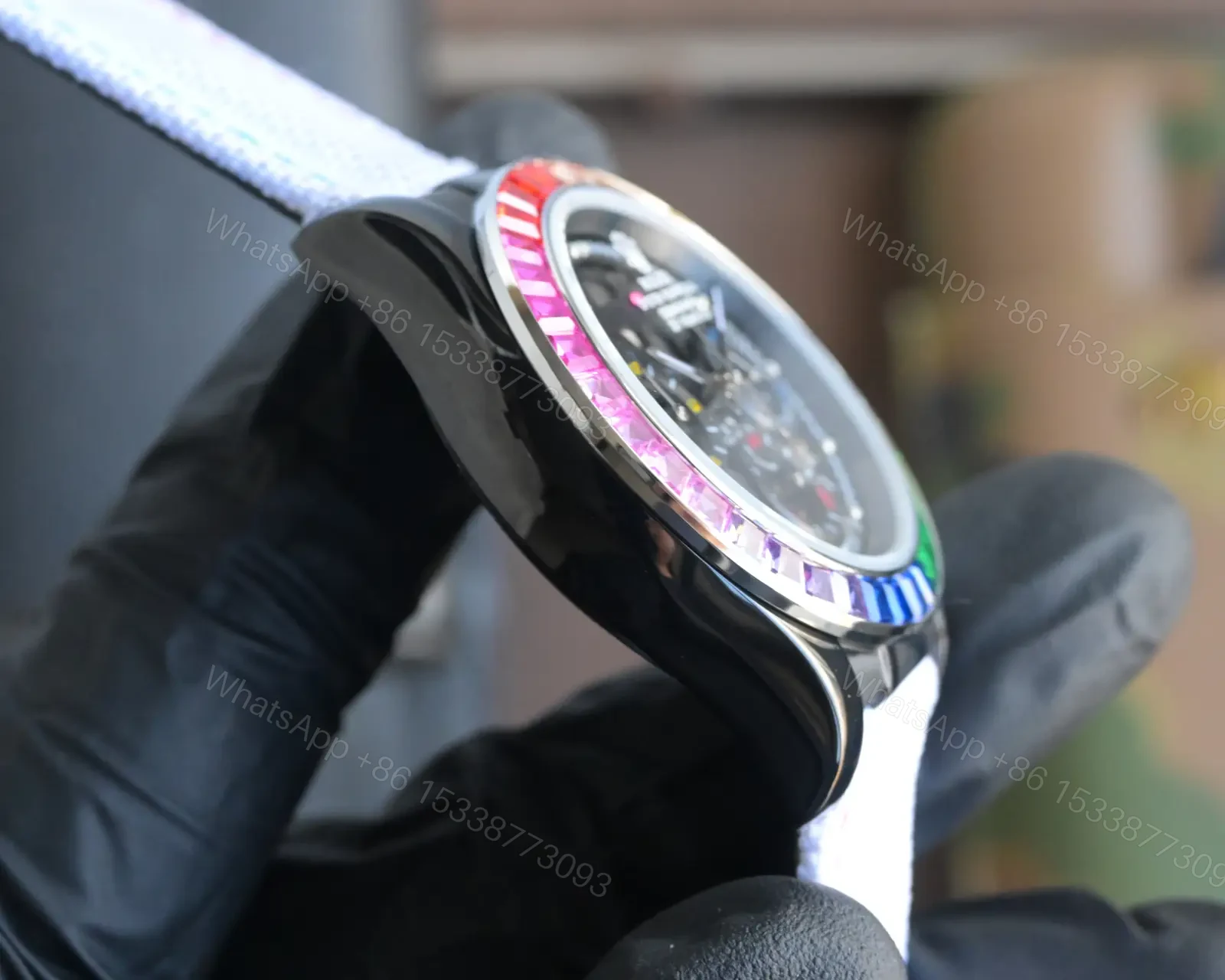 View 6 of ROLEX Daytona Hollow Series 316L Stainless Steel Case Size 43mm RG-DAYTONA-RAINBOW-FABRIC-HOLLOW-43