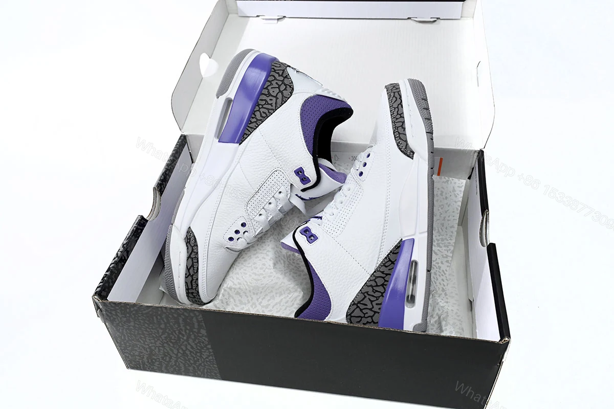 View 2 of (GET)Air Jordan 3 Retro Dark Iris CT8532-105