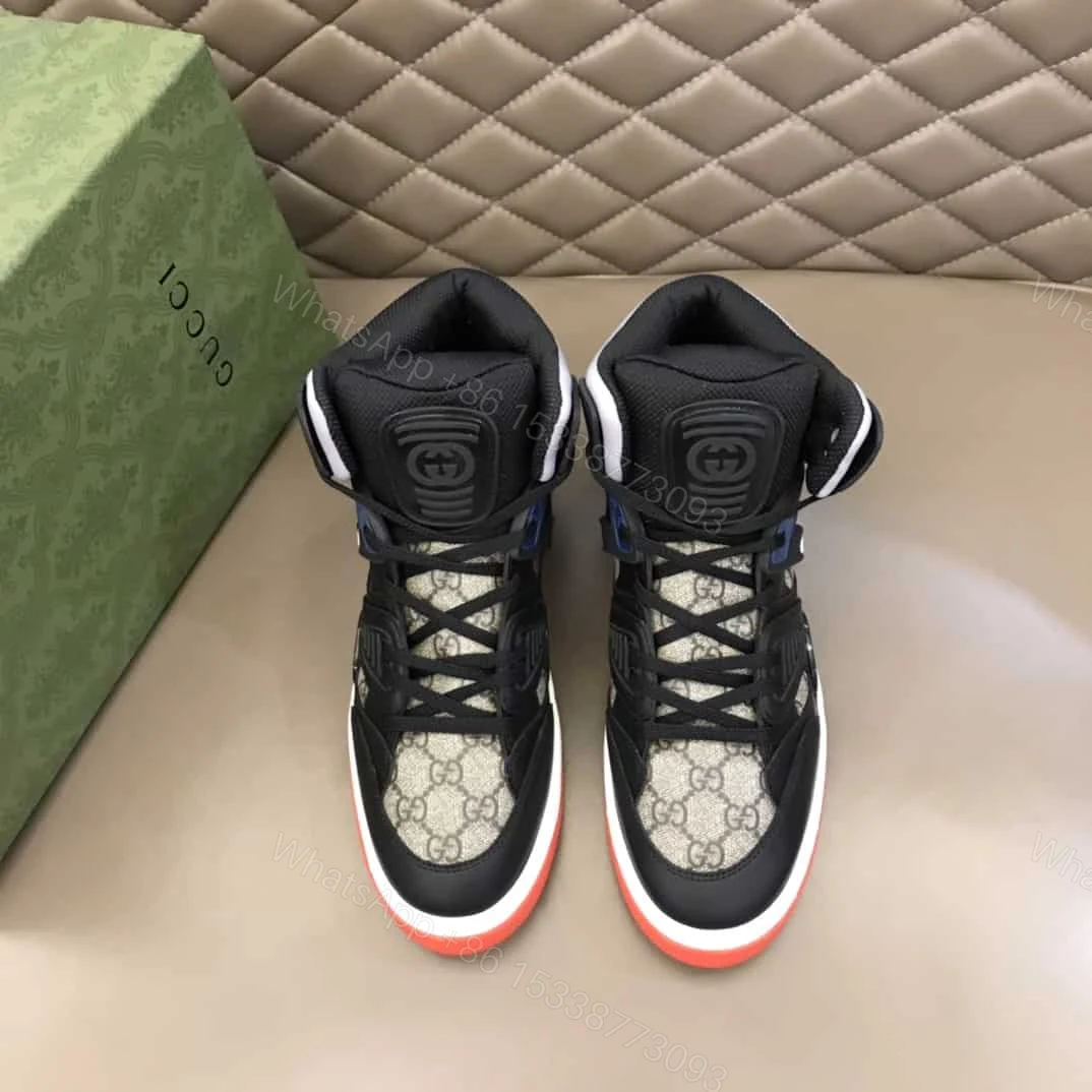 View 7 of Gucci Basket black high-top sneakers – GC161