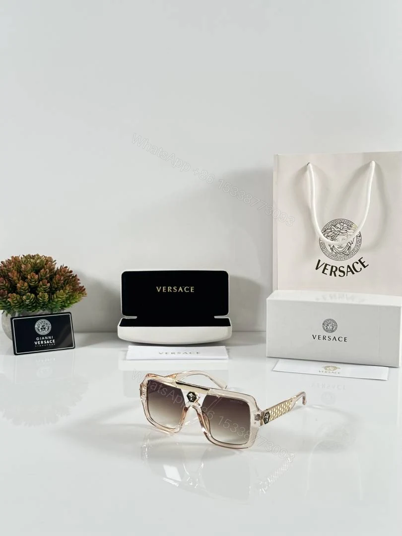 First Copy Versace 215 Water Brown Sunglasses — view 1
