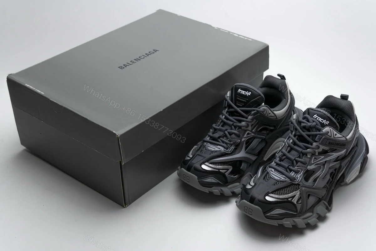 Balenciaga Track 2 Sneaker Medium Grey 570391 W2GN3 1285 — view 2