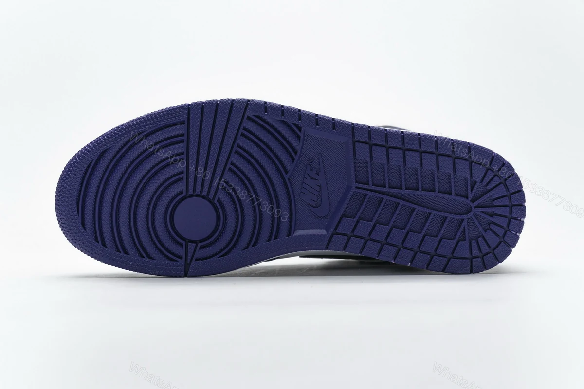 View 5 of Air Jordan 1 Retro High Court Purple White 555088-500