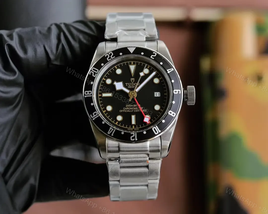 View 9 of Tudor Black Bay GMT Stainless Steel / Black / Pepsi / Bracelet 79830RB-0001