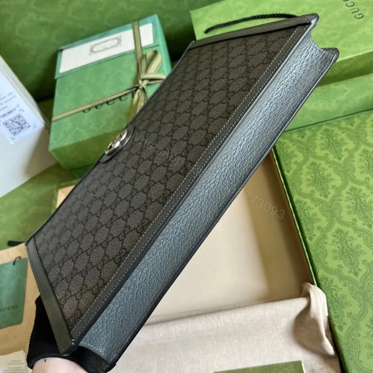 View 8 of G GG Supreme Crossbody: Luxury Coated Canvas Bag