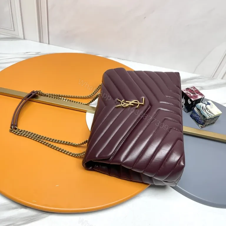 View 8 of Chic Quilted Flap Handbag with Gold Hardware - Luxury Crossbody