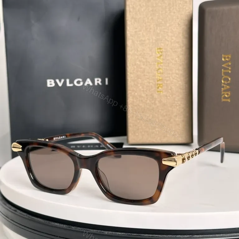 View 7 of Bold BVLGARI Acetate Sunglasses: Luxe Everyday Comfort