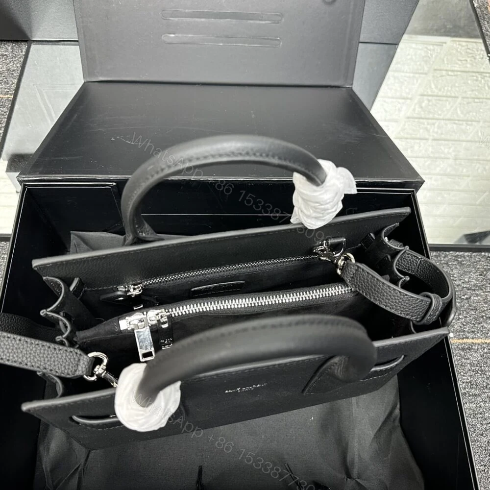 View 7 of Saint Laurent Sac De Jour Baby In Grained Black 26Cm