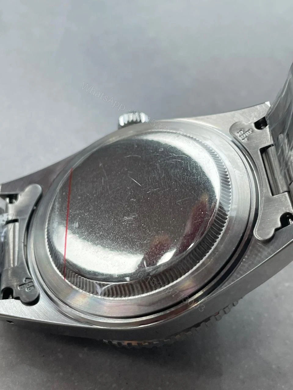 View 6 of VINTAGE Rolex Milgauss 6541 PT Edition Black Dial on Rivet Bracelet