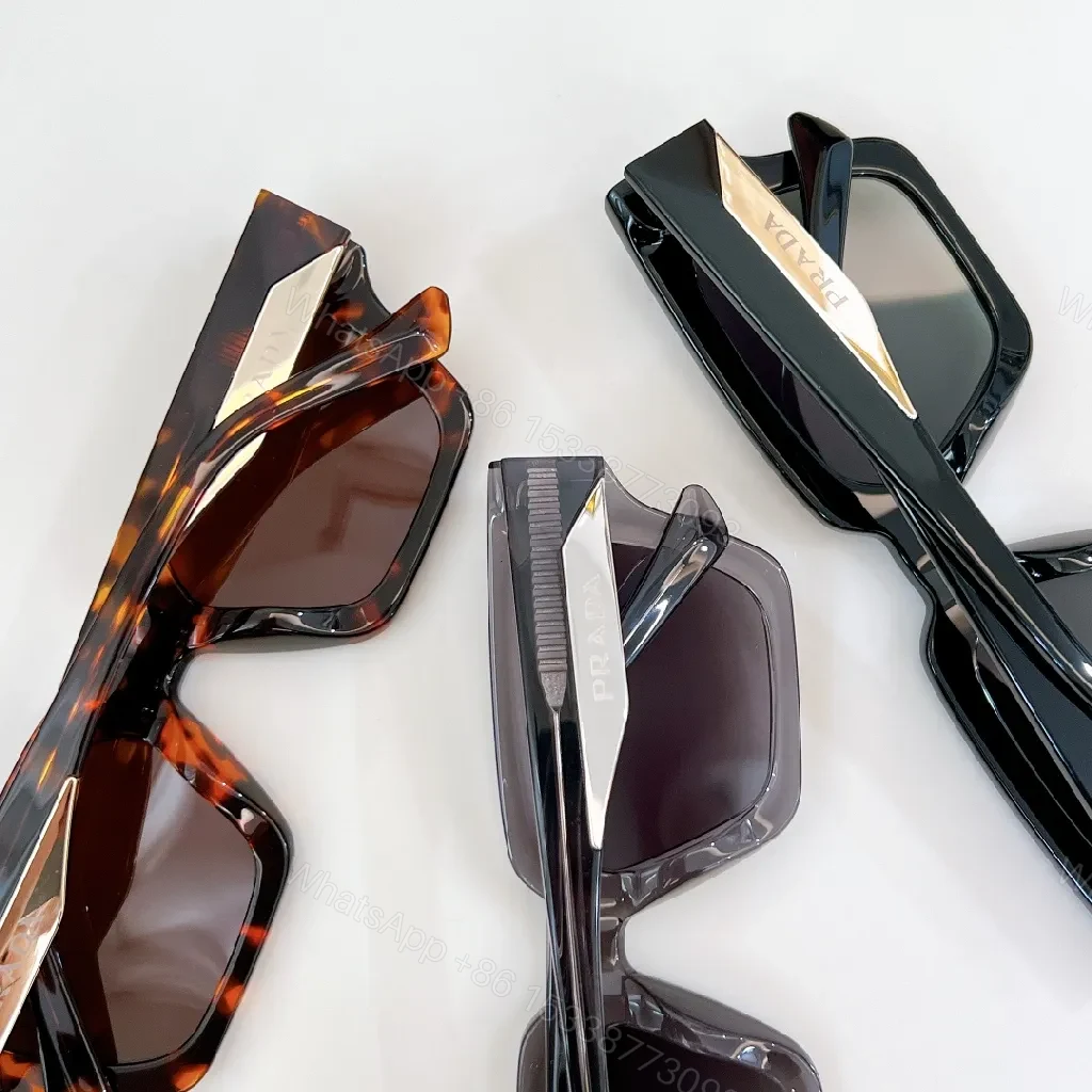 View 3 of Bold Square Sunglasses in Black Acetate with Polarized Lenses