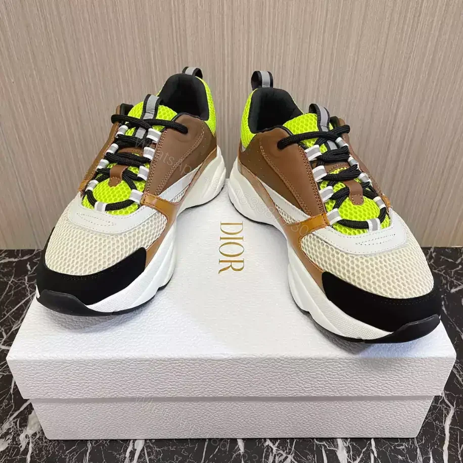 View 2 of B22 SNEAKER TECHNICAL MESH WITH AND CALFSKIN – CD129