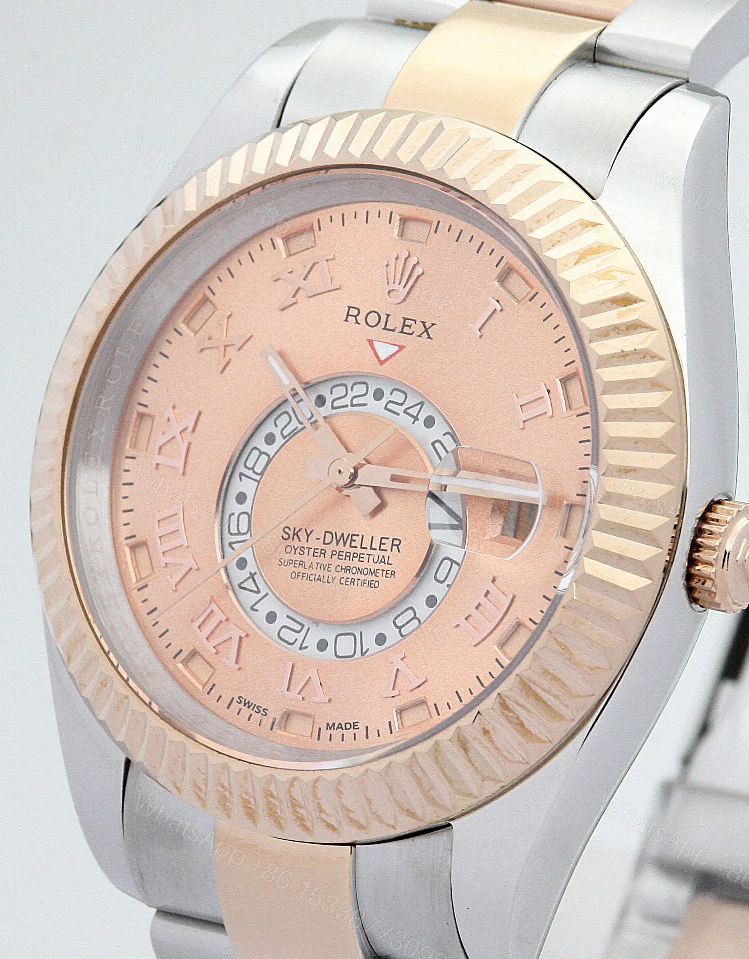 View 3 of Replica Rolex Sky-Dweller Champagne Dial 326938-3