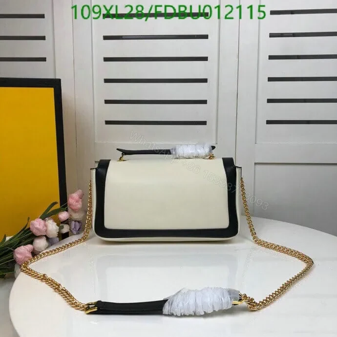 View 16 of Fendi Knockoff Baguette Chain Leather Medium Bag FDBU817 – Timeless Elegance