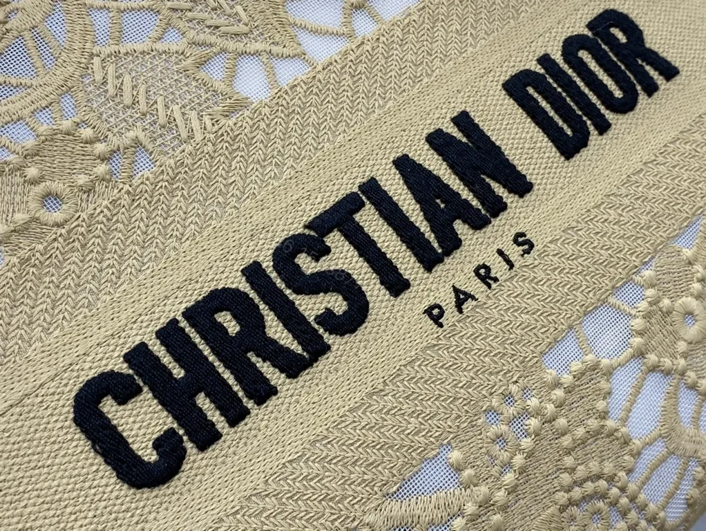 View 8 of Lace-Overlay Tote: Luxe Couture Chic Handbag - Dior Style