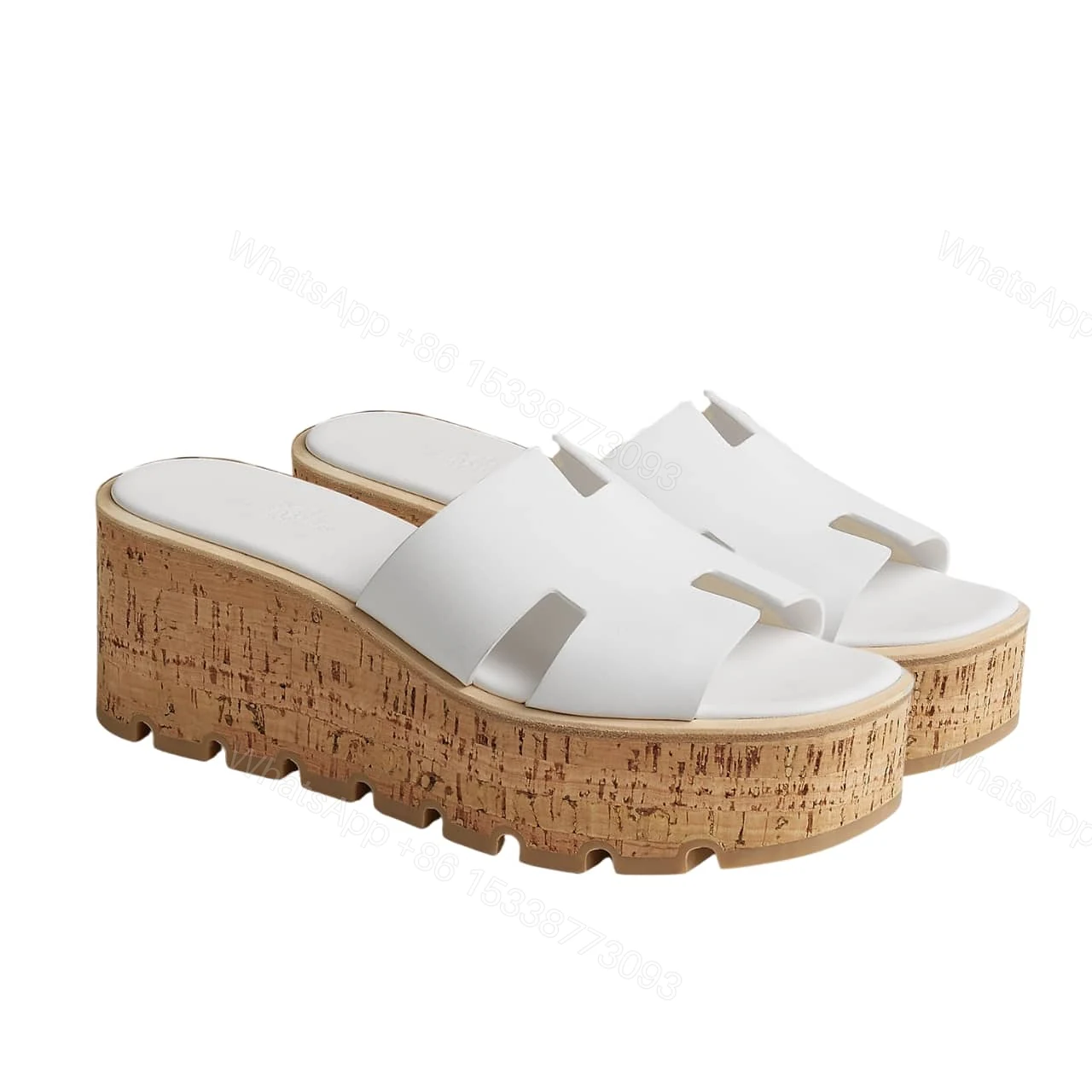 HERMES EZE 30 SANDAL BLANC H251309Z 90400 — view 1