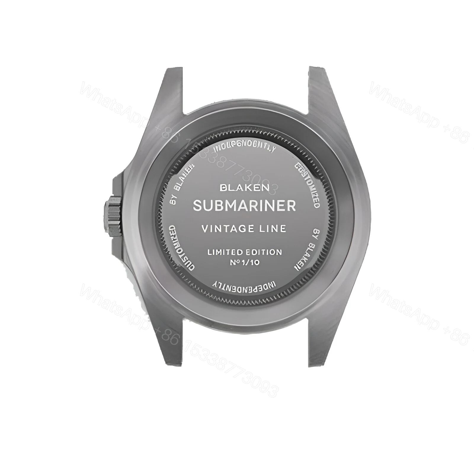View 4 of Rolex Submariner 6190 Blaken Black Dial Replica