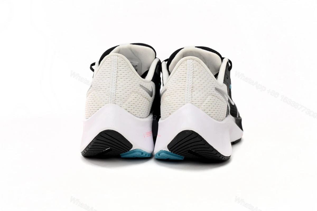View 3 of Nike Air Zoom Pegasus 38 Black White Chlorine Blue CW7356-003