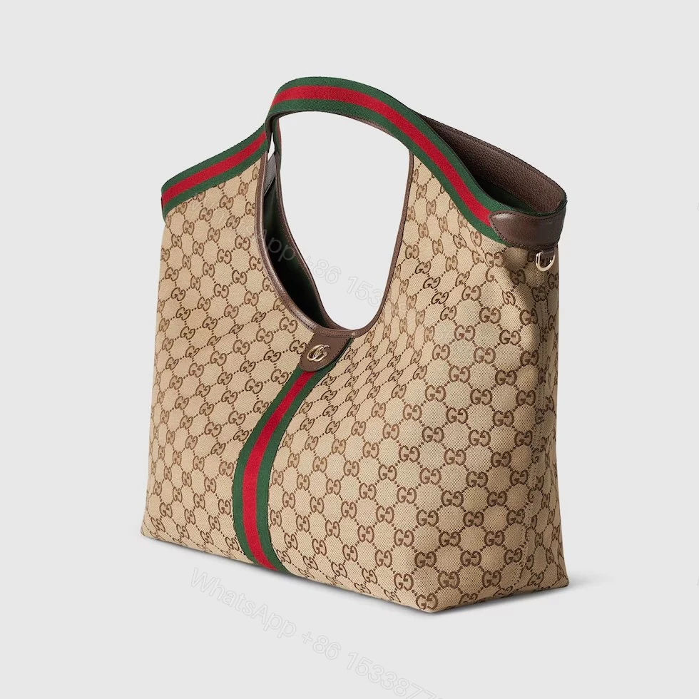 View 4 of Gucci Giglio large tote bag in beige